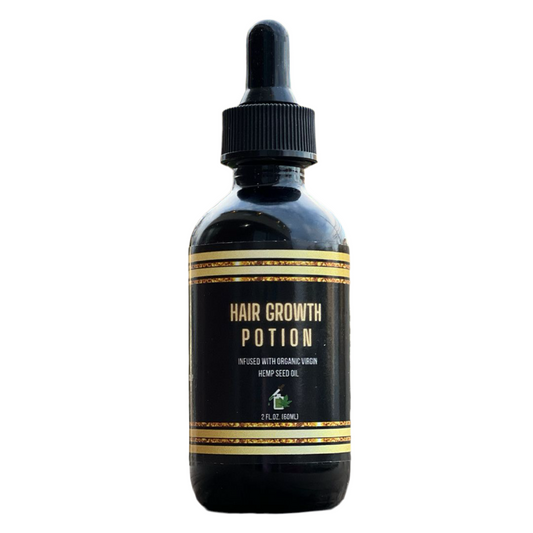 Hair Growth Potion-Infused with Hemp Seed Oil- Strengthens & Repairs Scalp & Hair 2oz